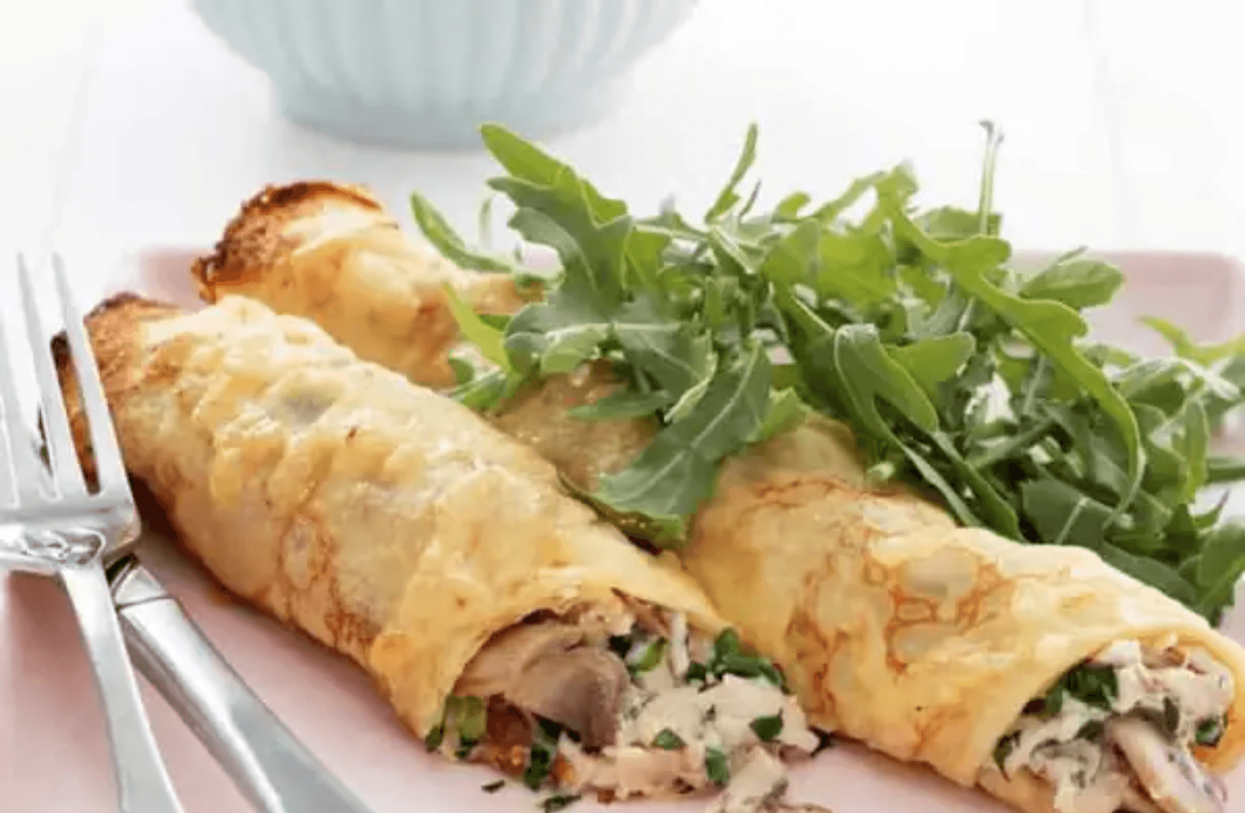 Crêpe Poulet Champignons de Paris