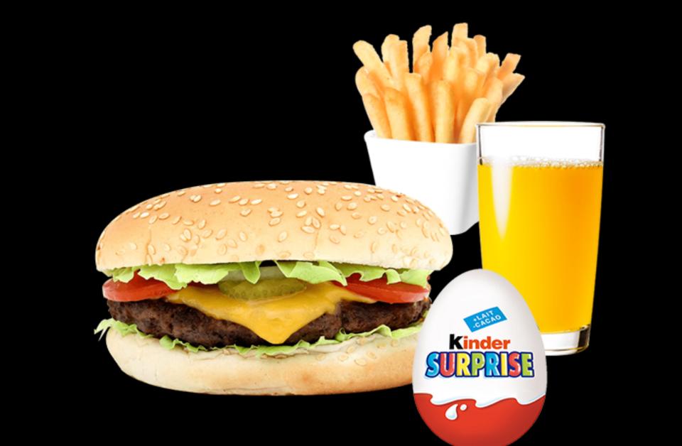 Burger + Frites + Jus + Surprise
