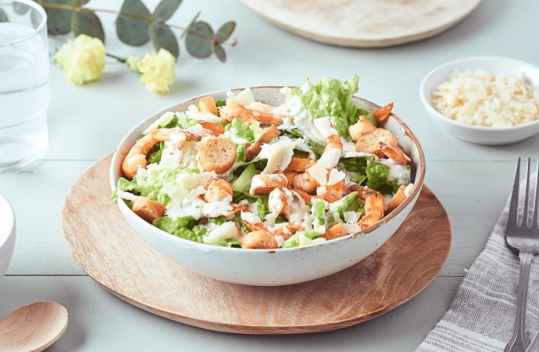 Salade César Crevettes