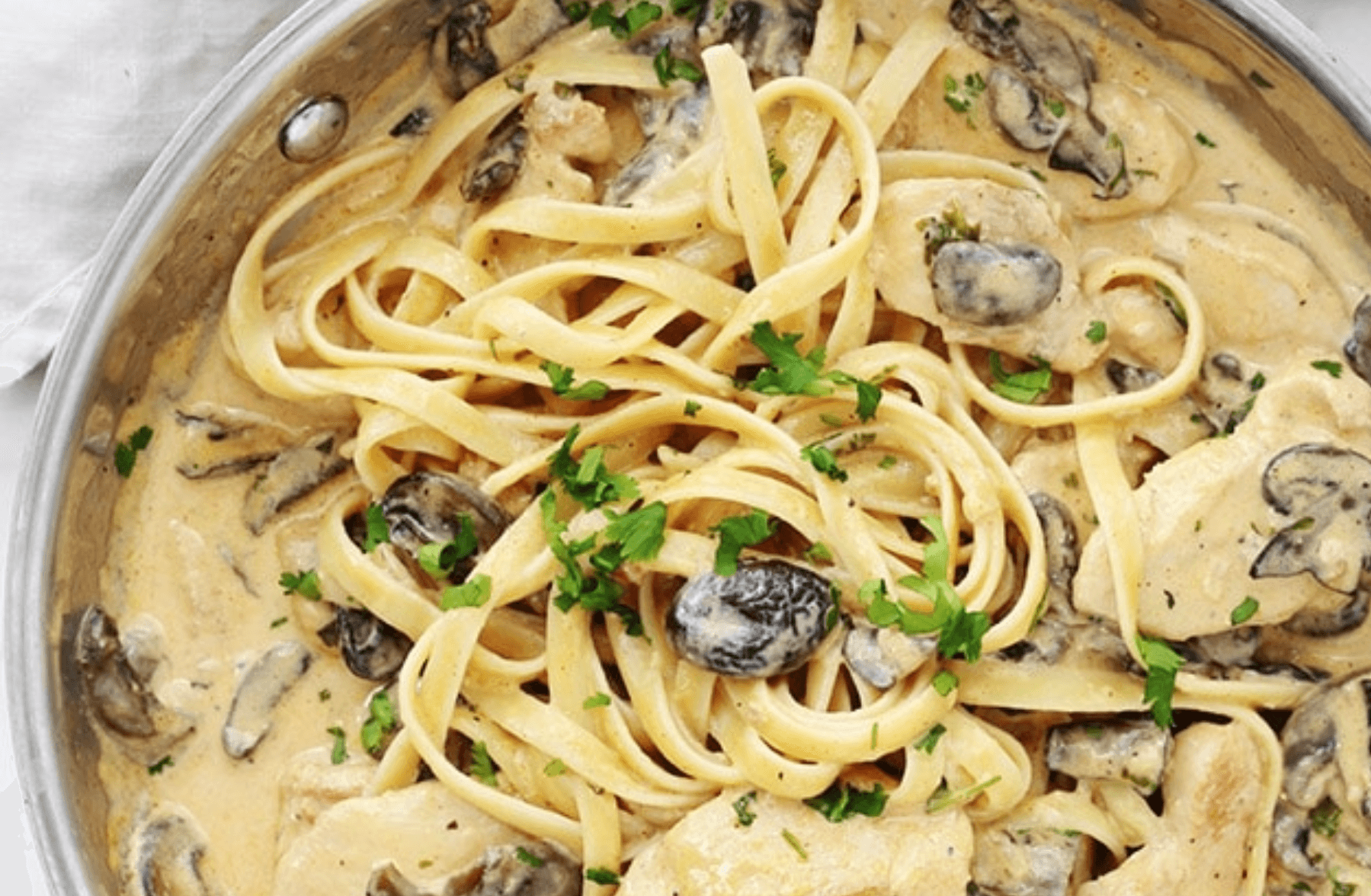 Pasta Poulet Champignons