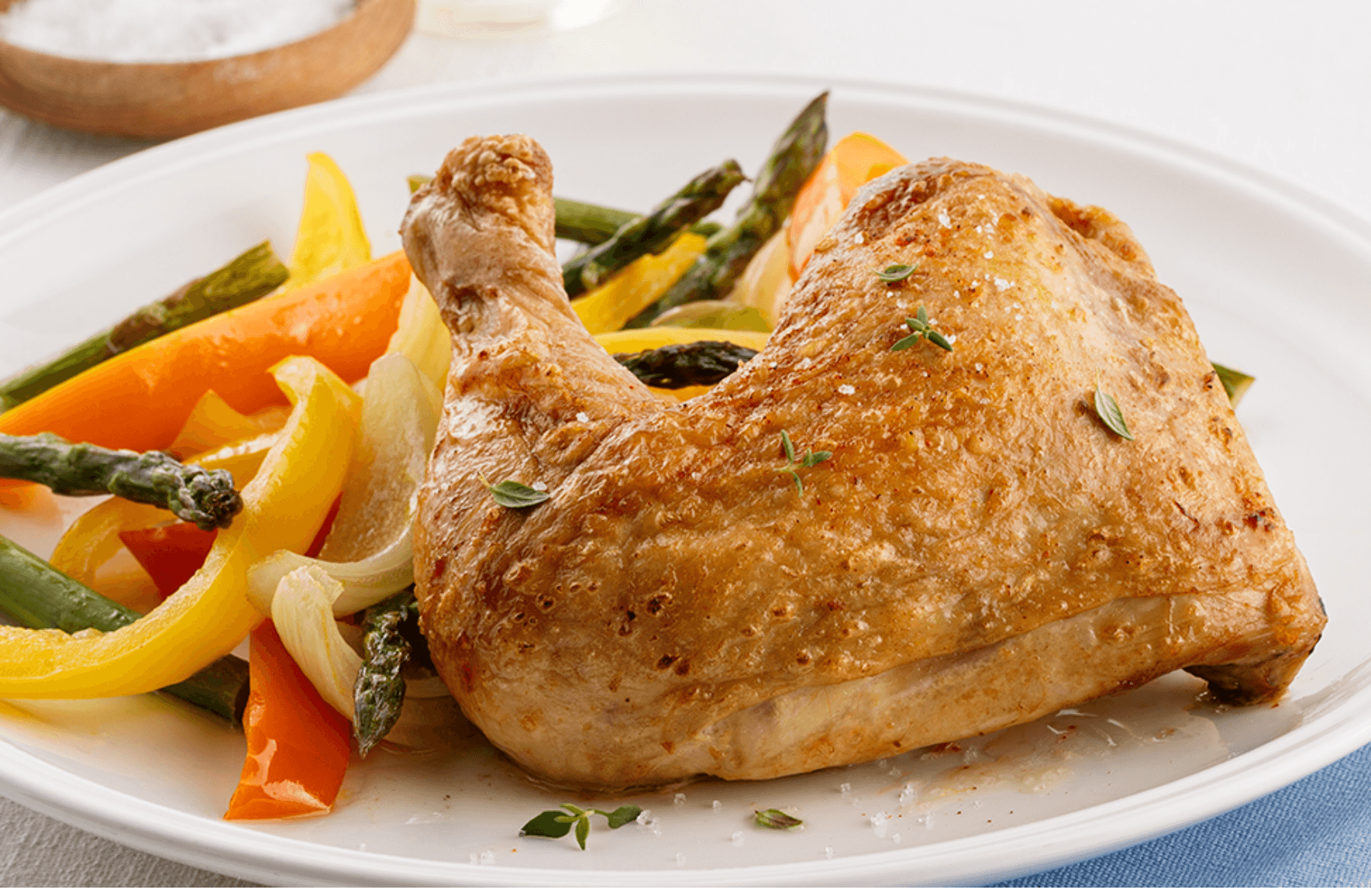 Cuisse de Poulet avec des pommes de terre