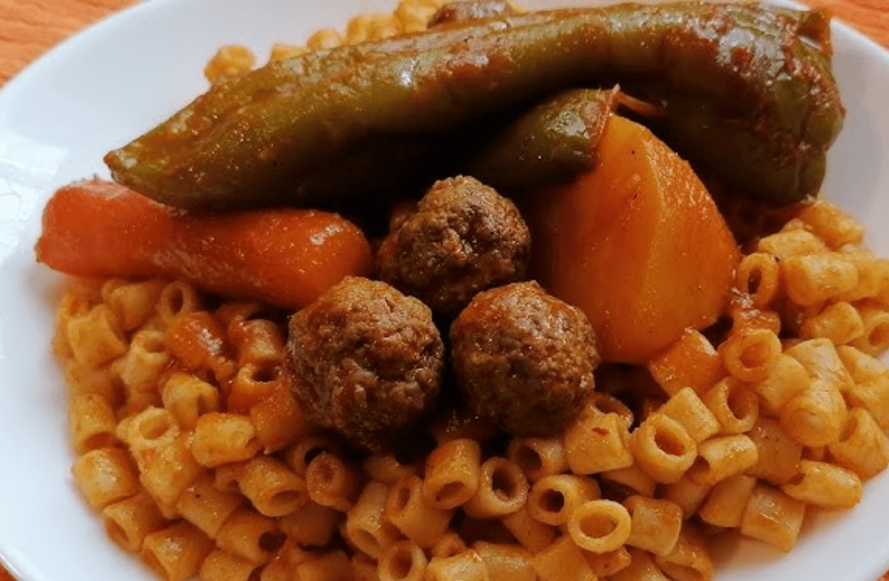 Makrouna aux boulettes