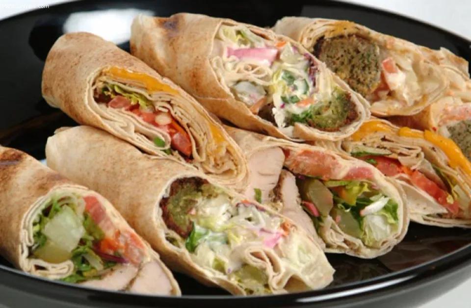 Plat chawarma arabi
