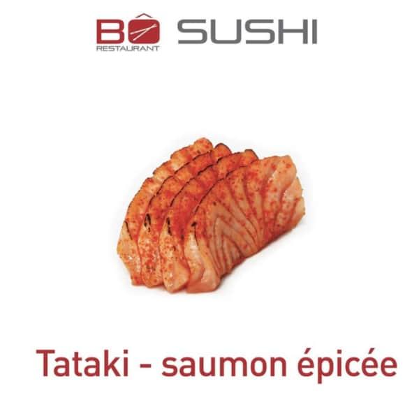 Sashimi Tataki Saumon Epicé