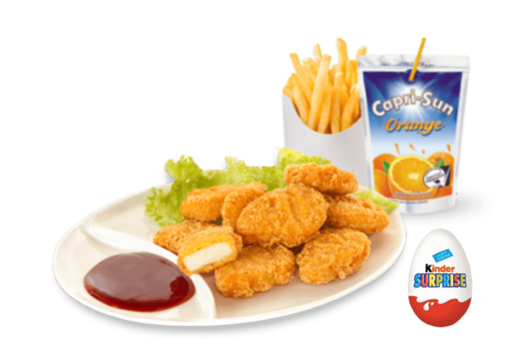 Nuggets + Frites + Jus + Surprise
