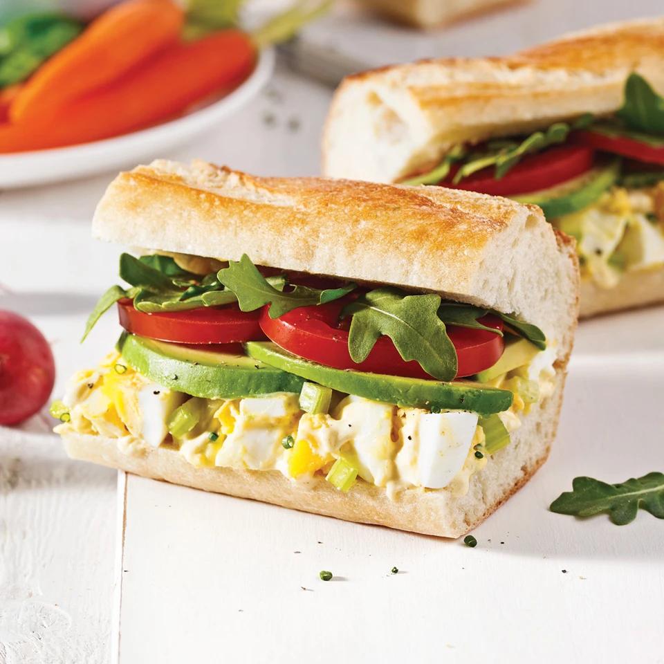 Sandwich Œuf + Cacher