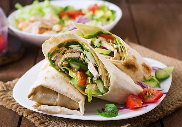 Wrap Poulet + Avocat