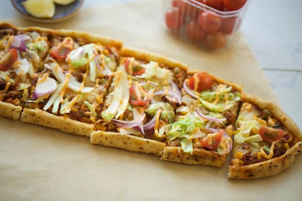 Tacos Pizza Saucisses