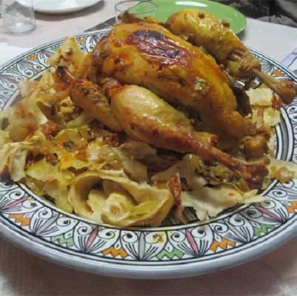 Rfissa Au Poulet Beldi