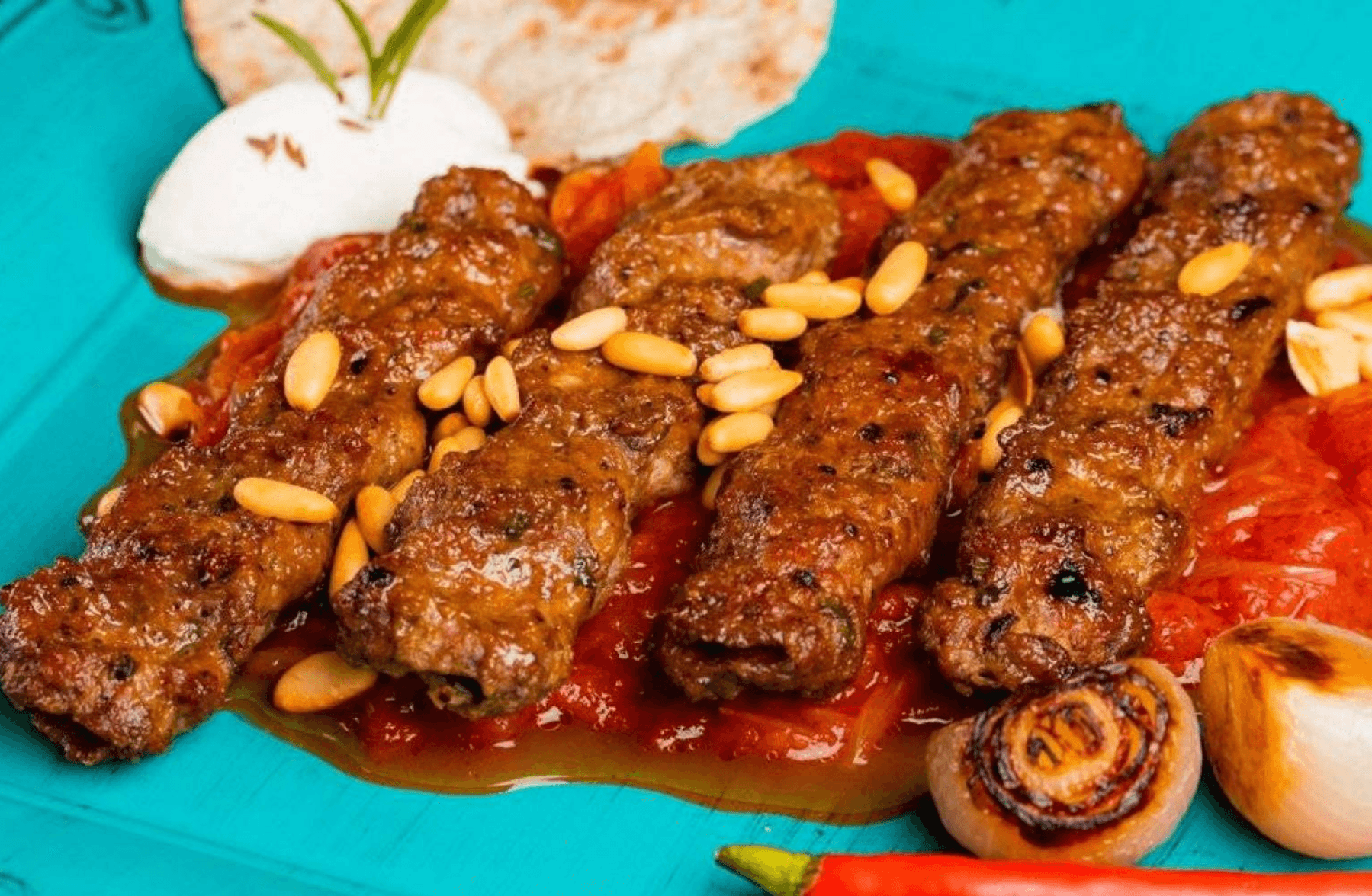 طبق كباب خروف اورفلي