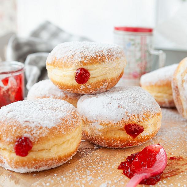 Beignet à la framboise