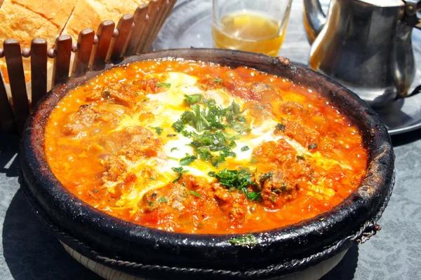 Tajine Kefta aux Œufs