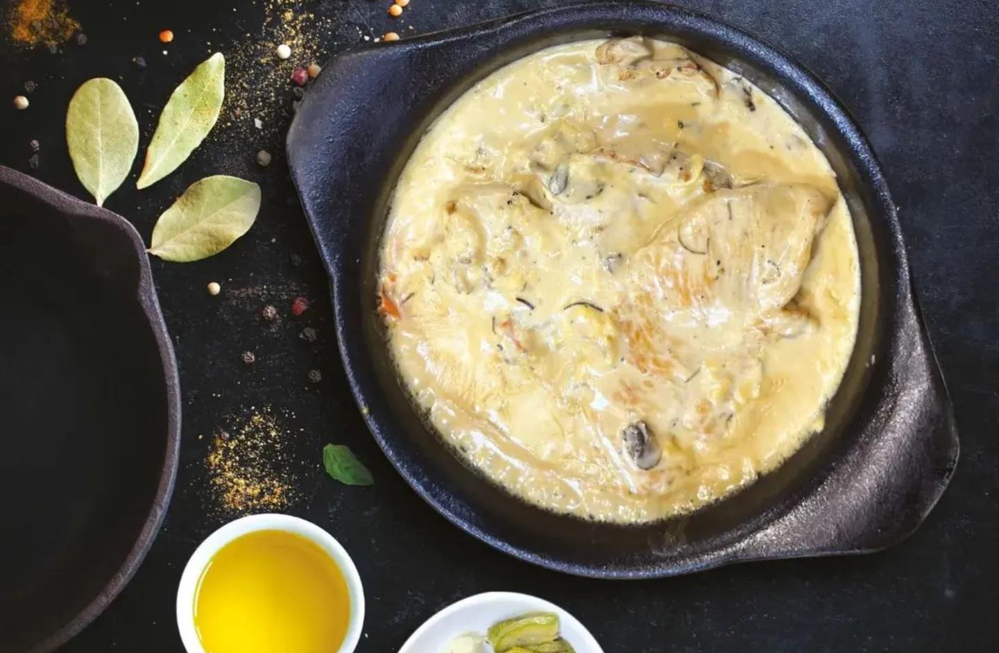 Escalope de Poulet Sauce Champignon