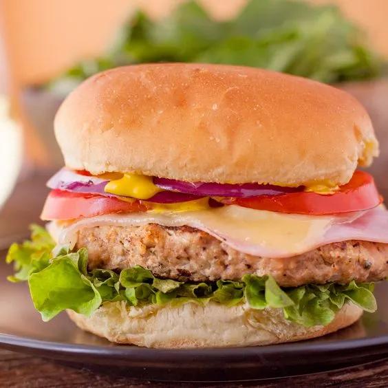 Burger cordon bleu