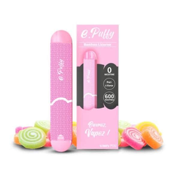 E.Puffy Bonbon Licorne 600Puff 3% - E.Tasty