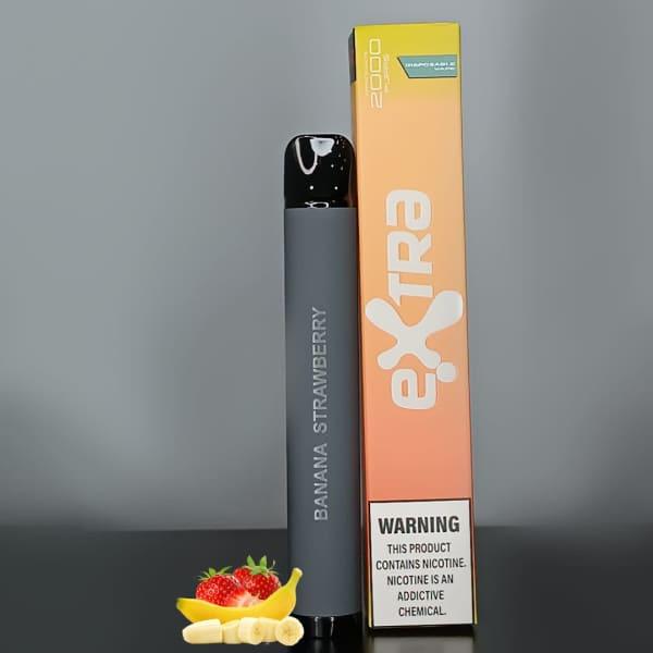 Jetable Bro Extra 2000 Puffs 2% -  Banana Strawberry
