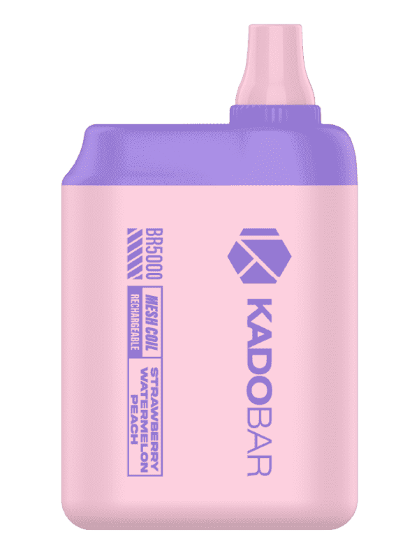 Kadobar Br5000 - 5000 Puffs (5% 14ml) Strawberry Watermelon Peach