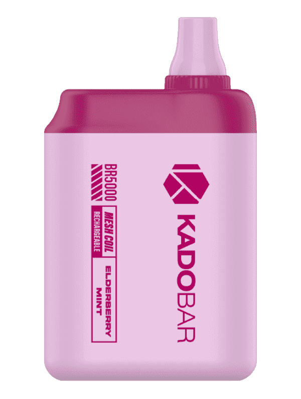 Kadobar Br5000 - 5000 Puffs (5% 14ml) Elderberry Mint