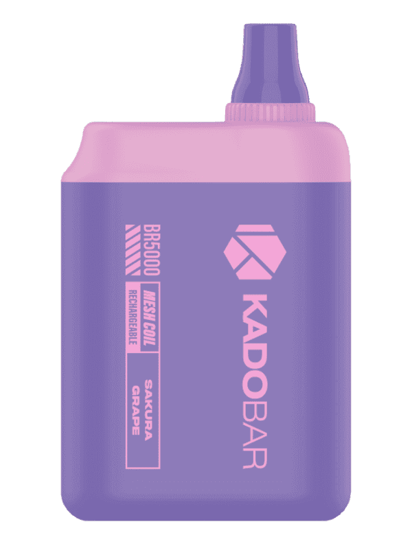 Kadobar Br5000 - 5000 Puffs (5% 14ml) Sakura Grape