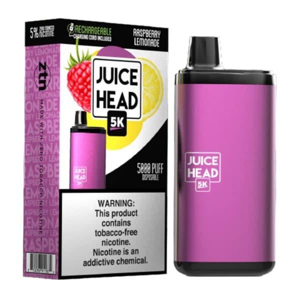 JUICEHEADFREEZE-50MG5000puff RASBERRY LEMONADE
