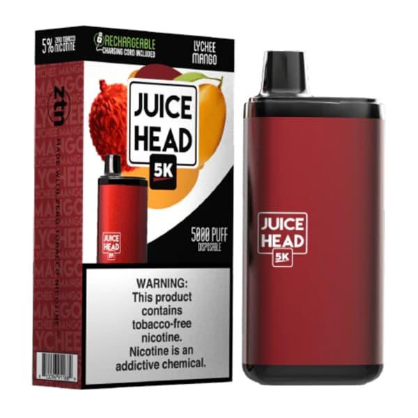 JUICE HEAD FREEZE-50MG 5000puff LYCHEE MANGO
