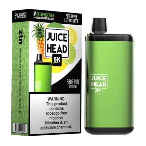 JUICEHEADFREEZE-50MG5000puff PINEAPPLE LEMON LIME