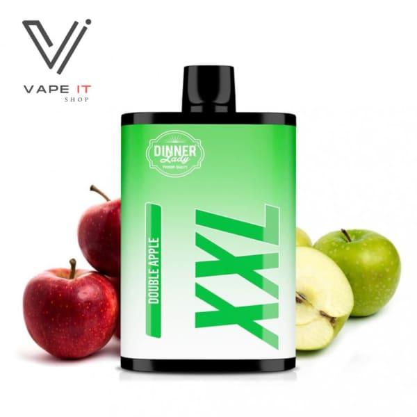 Dinner Lady 5% XXL 7500 Puffs Double Apple 17ml