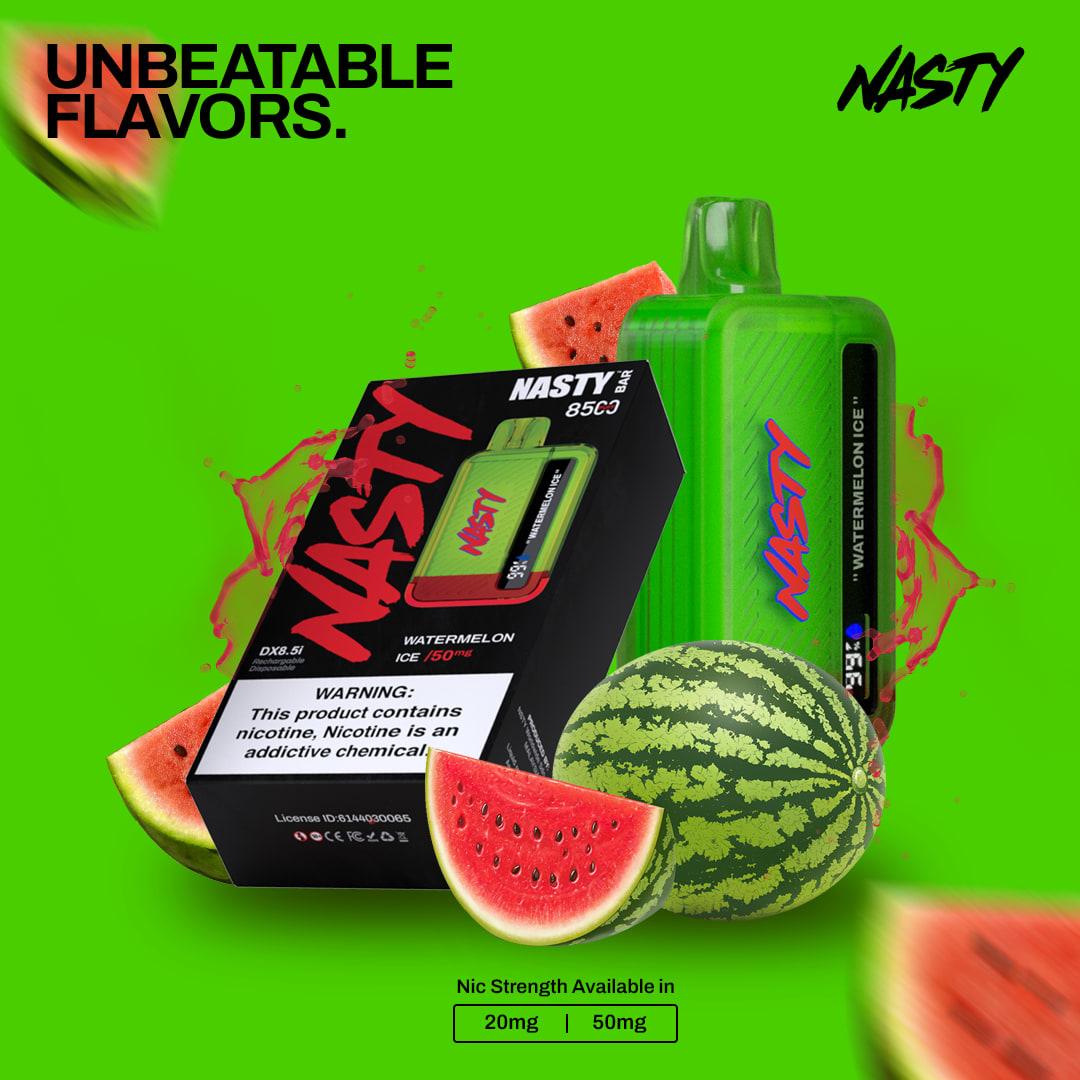 Nasty 8500 - Watermelon Ice 2%