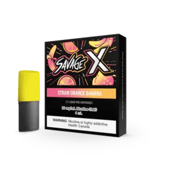 Capsule-cartouche SAVAGE X - Straw Orange Banana 35MG