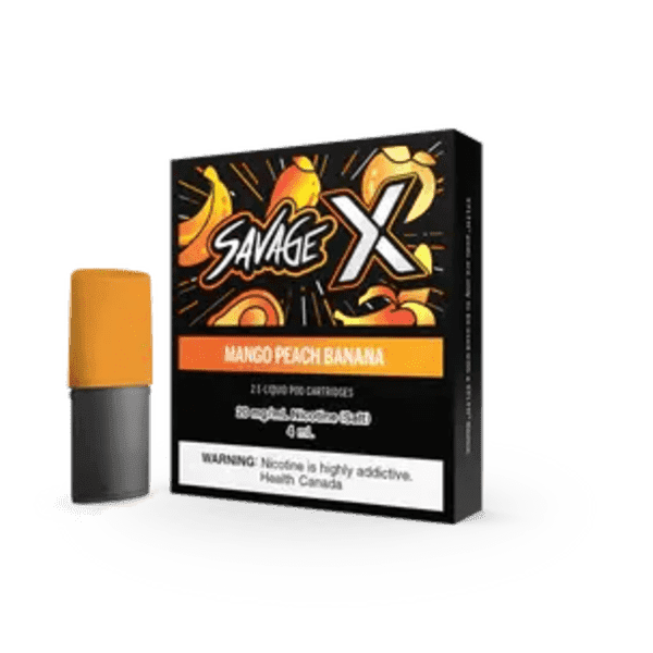 Capsule-cartouche SAVAGE X - Mango Peach Banana 50MG