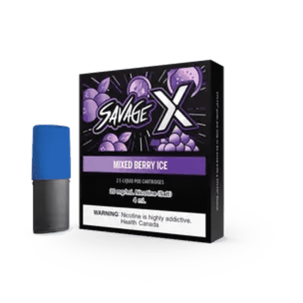 Capsule-cartouche SAVAGE X - Mixed Berry Ice 50MG