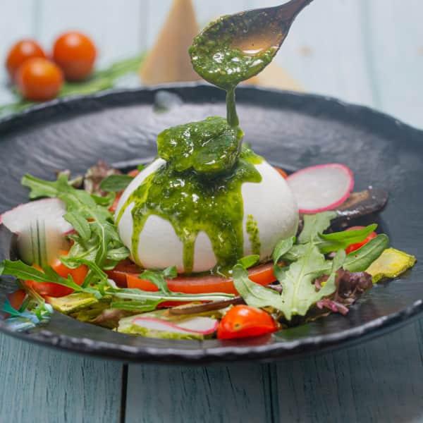 Salade Buratta d'hiver