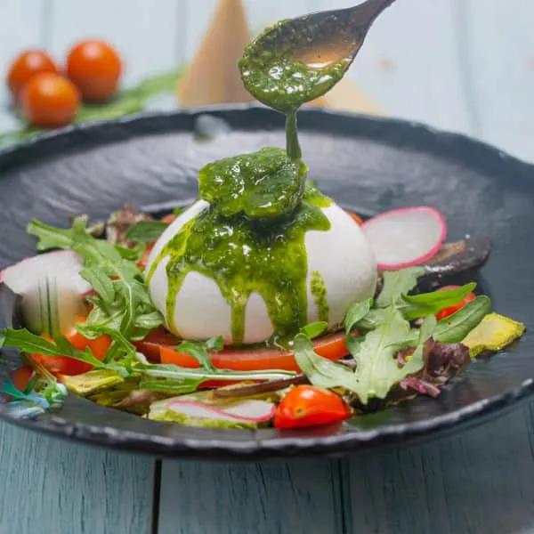 Salade Buratta d'hiver