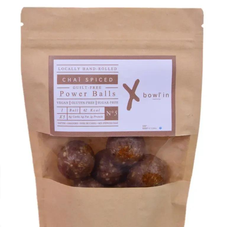 Power Ball Chai Spiced 5 Maxi Pcs