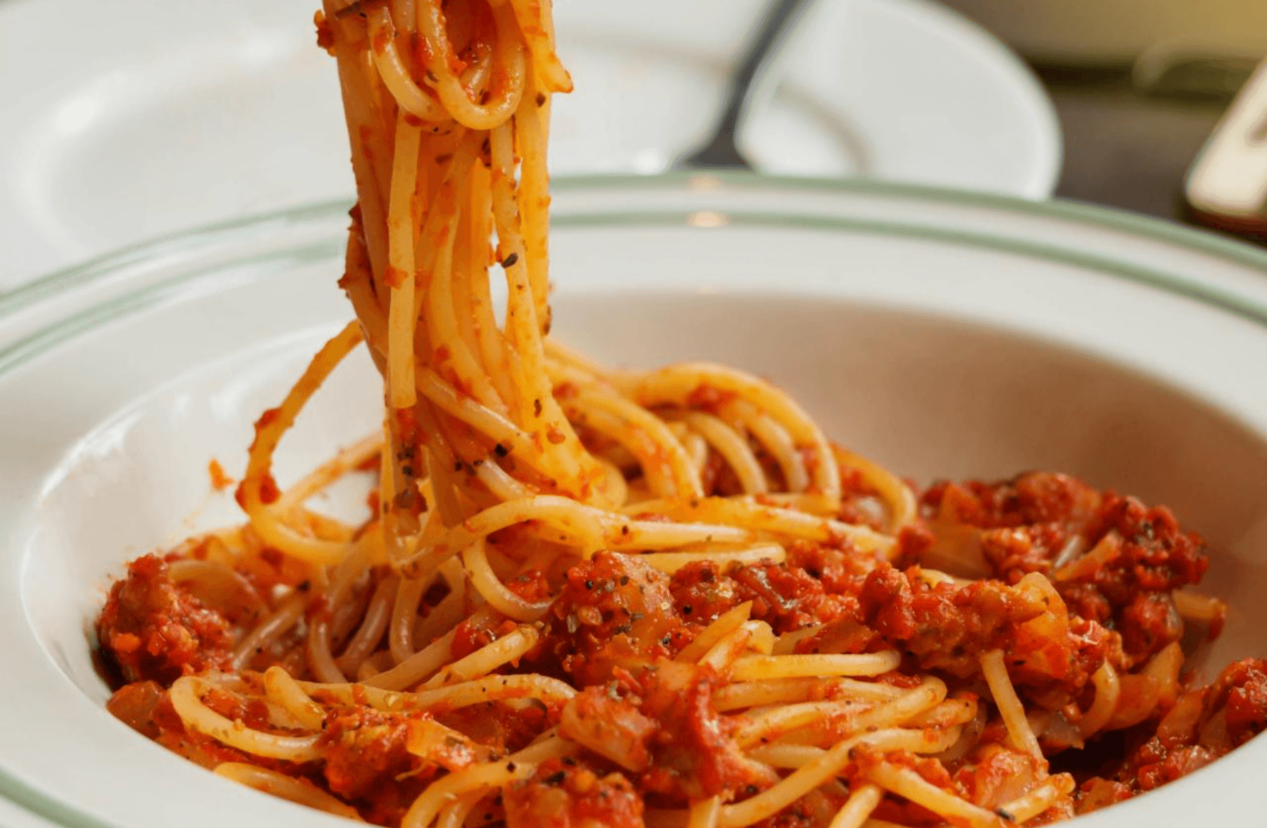 Spaghetti sauce rosée à l'escalope