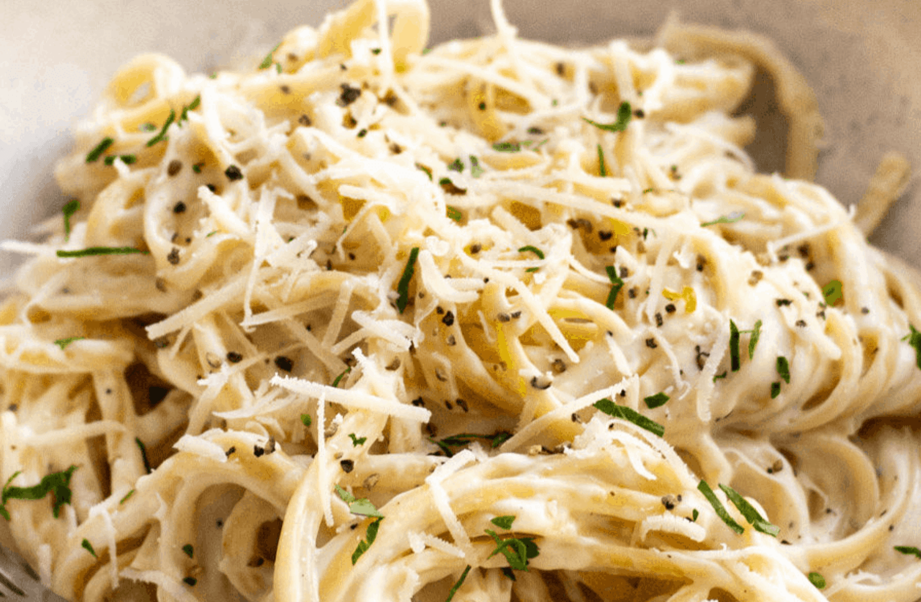 Spaghetti sauce blanche aux chevrettes