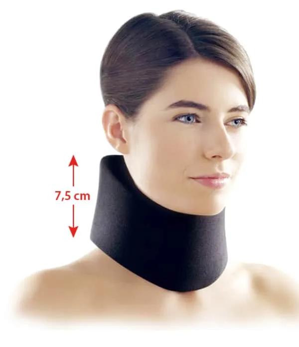 Collier Cervical C1 - Hauteur 7,5cm - Cervix Noir - VELPEAU L&R