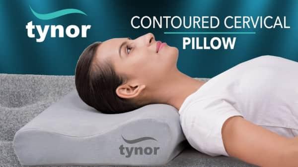 L'oreiller cervical Tynor est conçu pour maintenir le cou