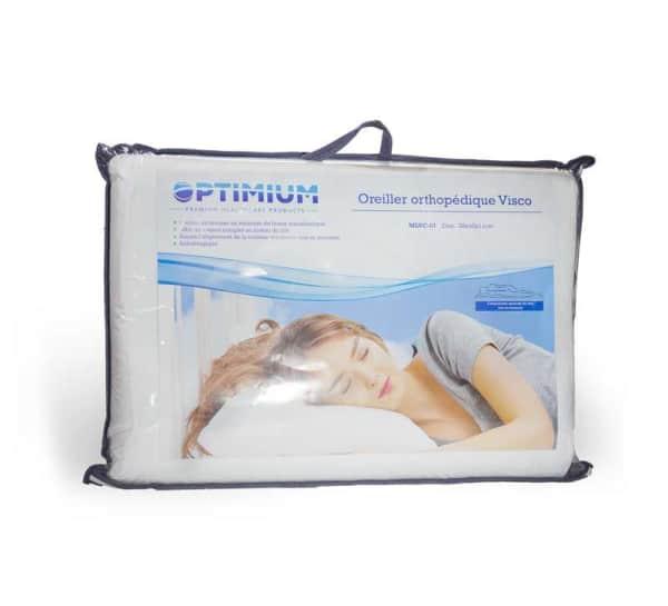 Oreiller orthopédique à mémoire de forme