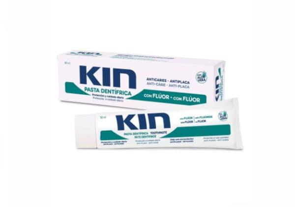 Kin Pate Dentifrice Anticaries Avec Fluoride Et Aloe Vera 125ml