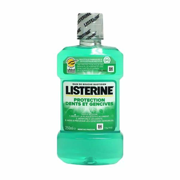 Listerine Bain De Bouche Protection Dents Et Gencives 250ml
