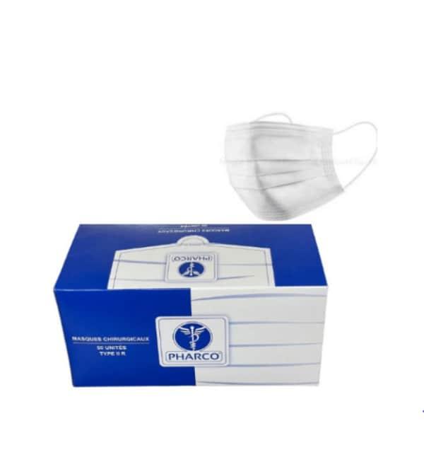Pharco Masque Chirurgical Haute Protection (Blanc )