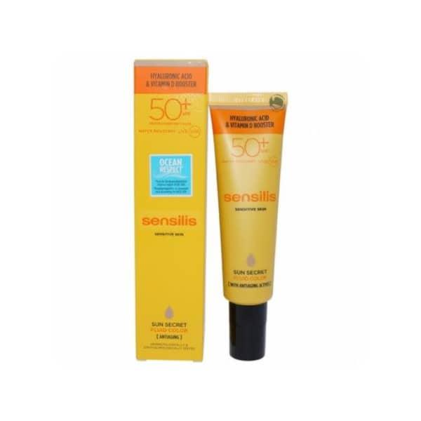 sensilis Soin pour le visage anti-âge fluide teinté SPF50+ 50ml
