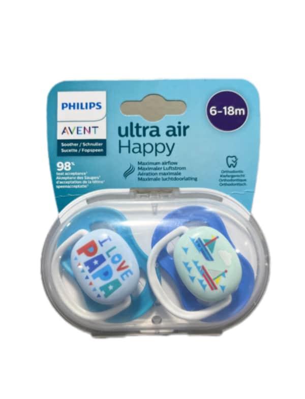 AVENT SUCETTE ULTRA AIR HAPPY 6-18MOIS+