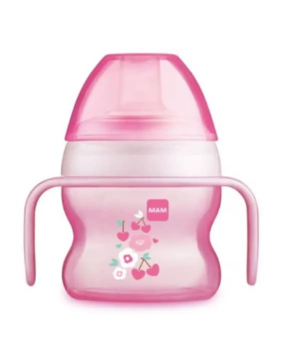 MAM Starter Cup 150 ml Animal – Tasse à bec souple – ROSE