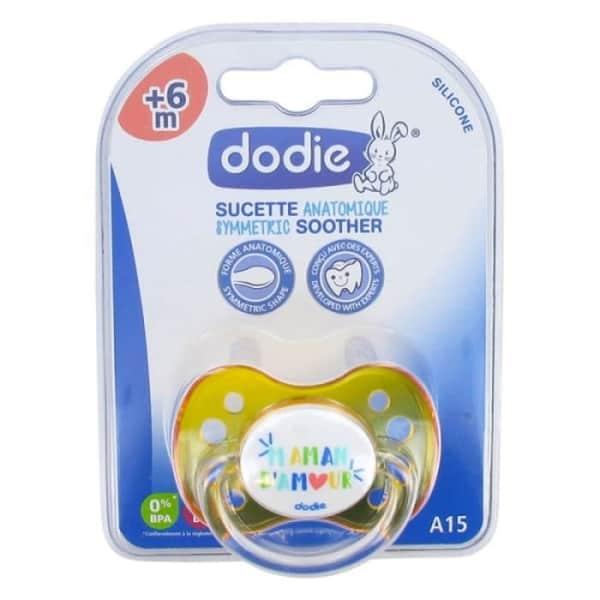 Sucette anatomique A15 papa chéri / maman d’amour 6m+