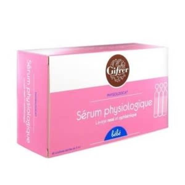 GIFRER SÉRUM PHYSIOLOGIQUE 12 UNIDOSES X 5 ML