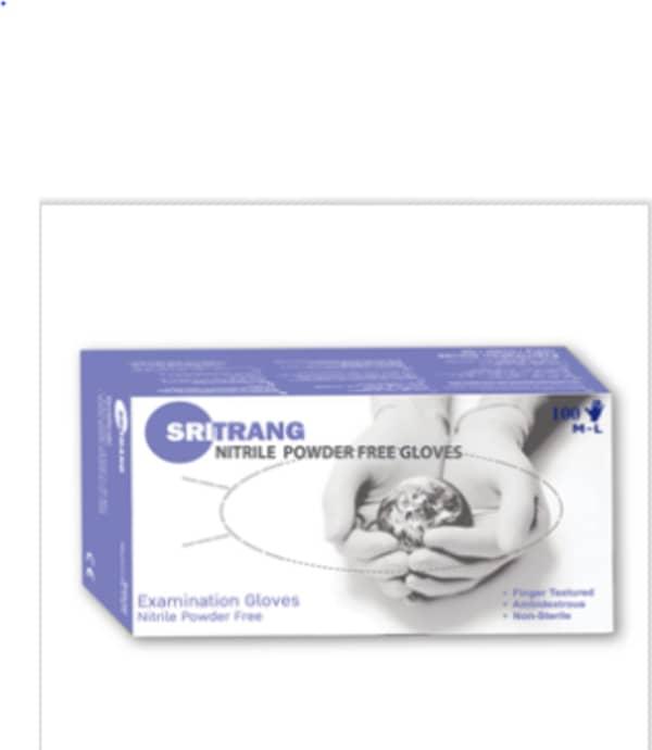 GANT D'EXAMEN STRIGANT NITRILE L