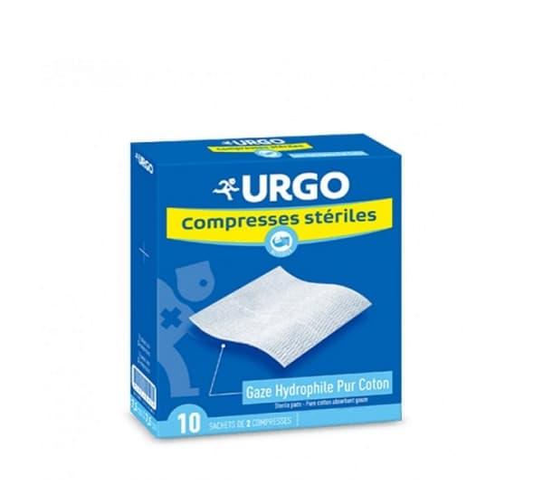 URGO COMPRESSES STÉRILES DE GAZE 20CM X 20CM