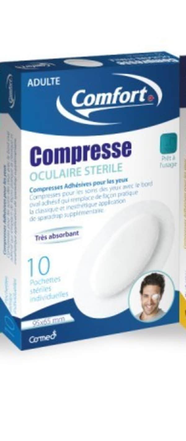 COMPRESSE OCULAIRE ADHÉSIVE ADULTES
